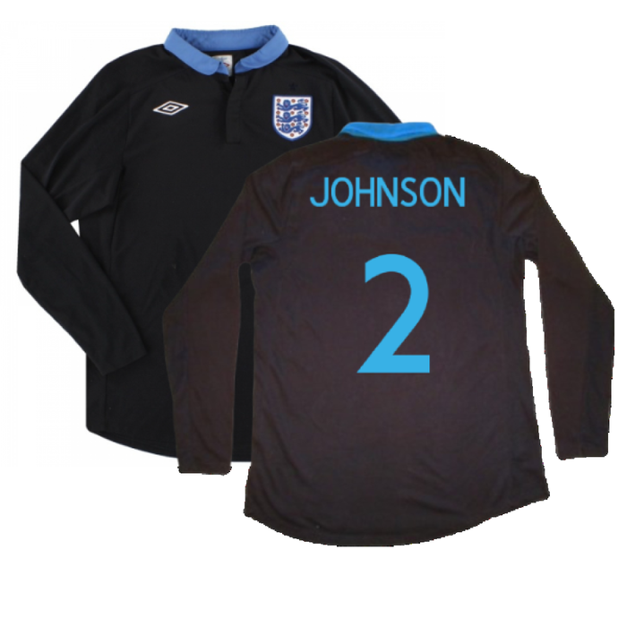 England 2011-2012 Long sleeve Away Shirt (XL) (Excellent) (Johnson 2)