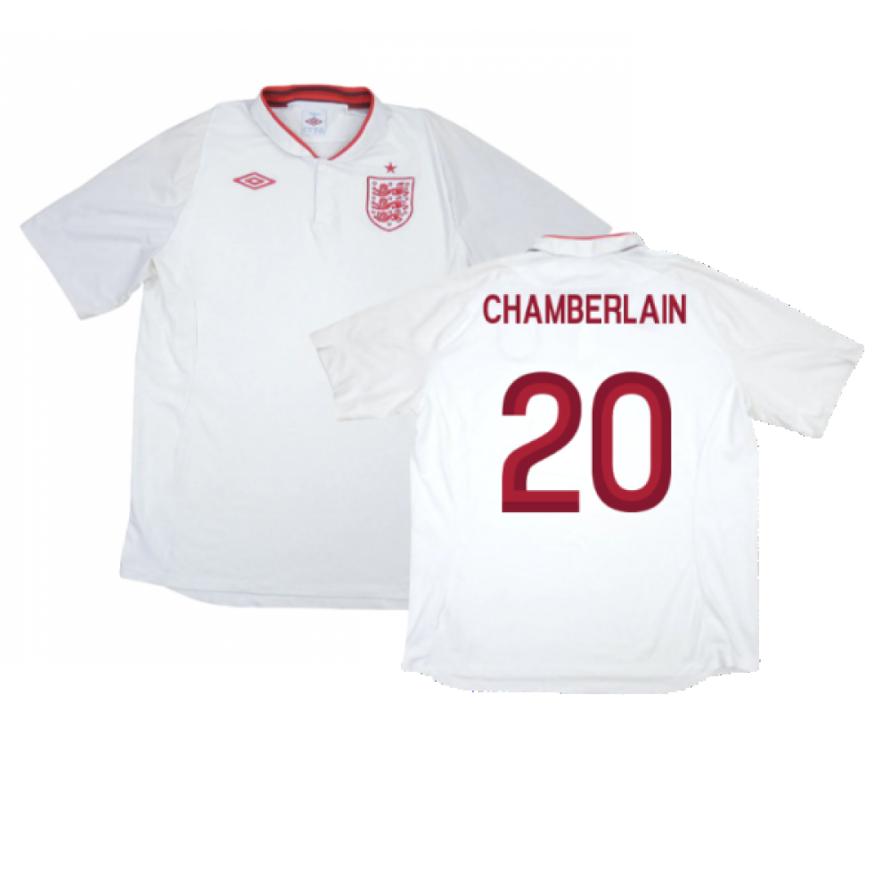 England 2012-13 Home Shirt (L) (Very Good) (Chamberlain 20)_0