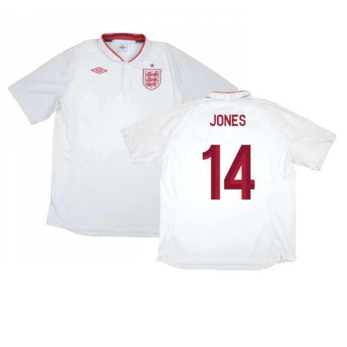 England 2012-13 Home Shirt (Excellent) (Jones 14)