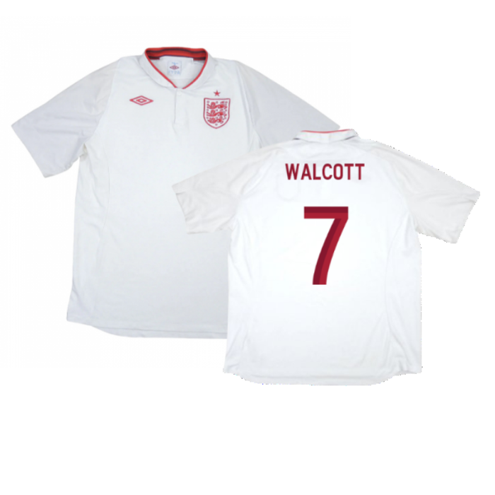 England 2012-13 Home Shirt (S) (Very Good) (Walcott 7)