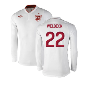 England 2012-13 Long Sleeve Home Shirt (L) (Fair) (Welbeck 22)_0