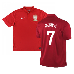 England 2013-14 Away Shirt (XL Boys) (Excellent) (BECKHAM 7)_0