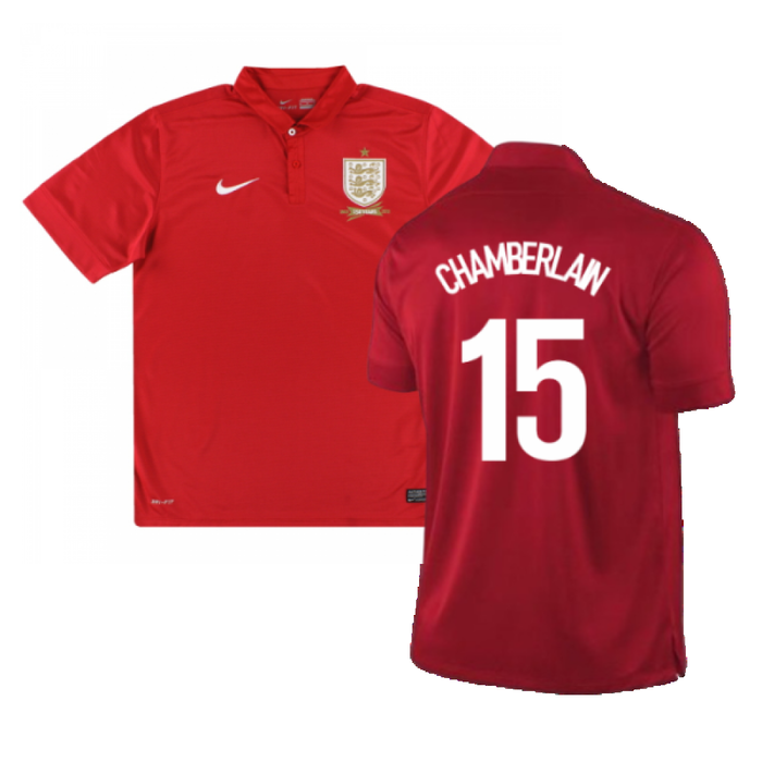 England 2013-14 Away Shirt (M) (Very Good) (CHAMBERLAIN 15)