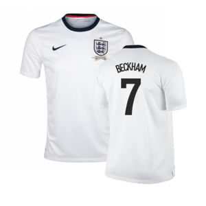 England 2013-14 Home Shirt (Fair) (BECKHAM 7)_0