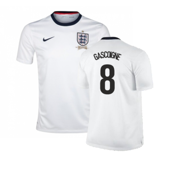 England 2013-14 Home Shirt (XS) (Good) (GASCOIGNE 8)