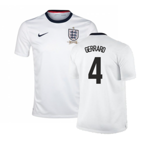 England 2013-14 Home Shirt (Fair) (GERRARD 4)_0