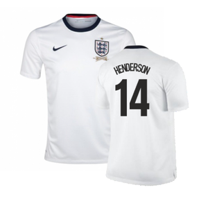 England 2013-14 Home Shirt (XS) (Good) (HENDERSON 14)_0