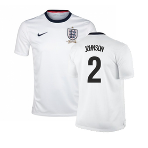 England 2013-14 Home Shirt (XS) (Good) (JOHNSON 2)_0