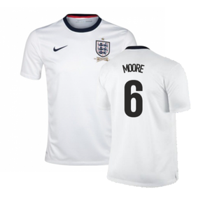 England 2013-14 Home Shirt (S) (Excellent) (MOORE 6)_0