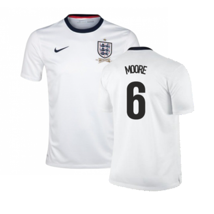 England 2013-14 Home Shirt (XS) (Good) (MOORE 6)