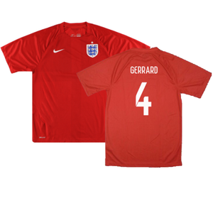 England 2014-16 Away Shirt (XL) (Very Good) (GERRARD 4)_0