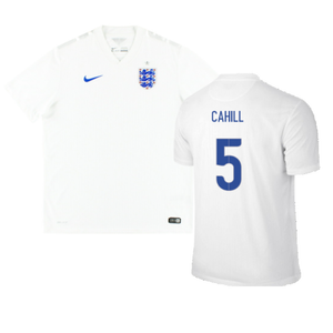 England 2014-16 Home Shirt (XL) (Good) (CAHILL 5)_0