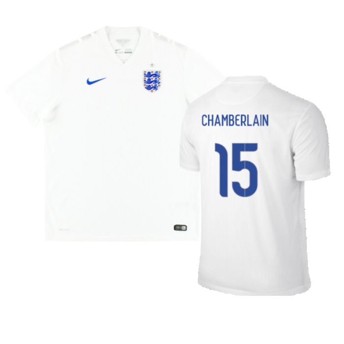 England 2014-16 Home Shirt (M) (Good) (CHAMBERLAIN 15)