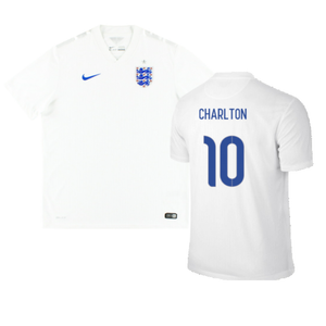 England 2014-16 Home Shirt (XL) (Good) (CHARLTON 10)_0