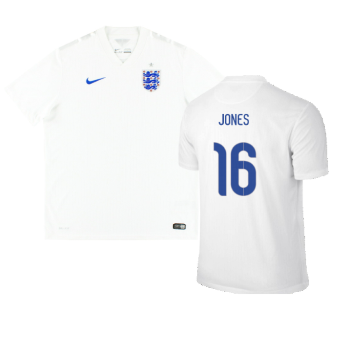 England 2014-16 Home Shirt (XL) (Good) (JONES 16)