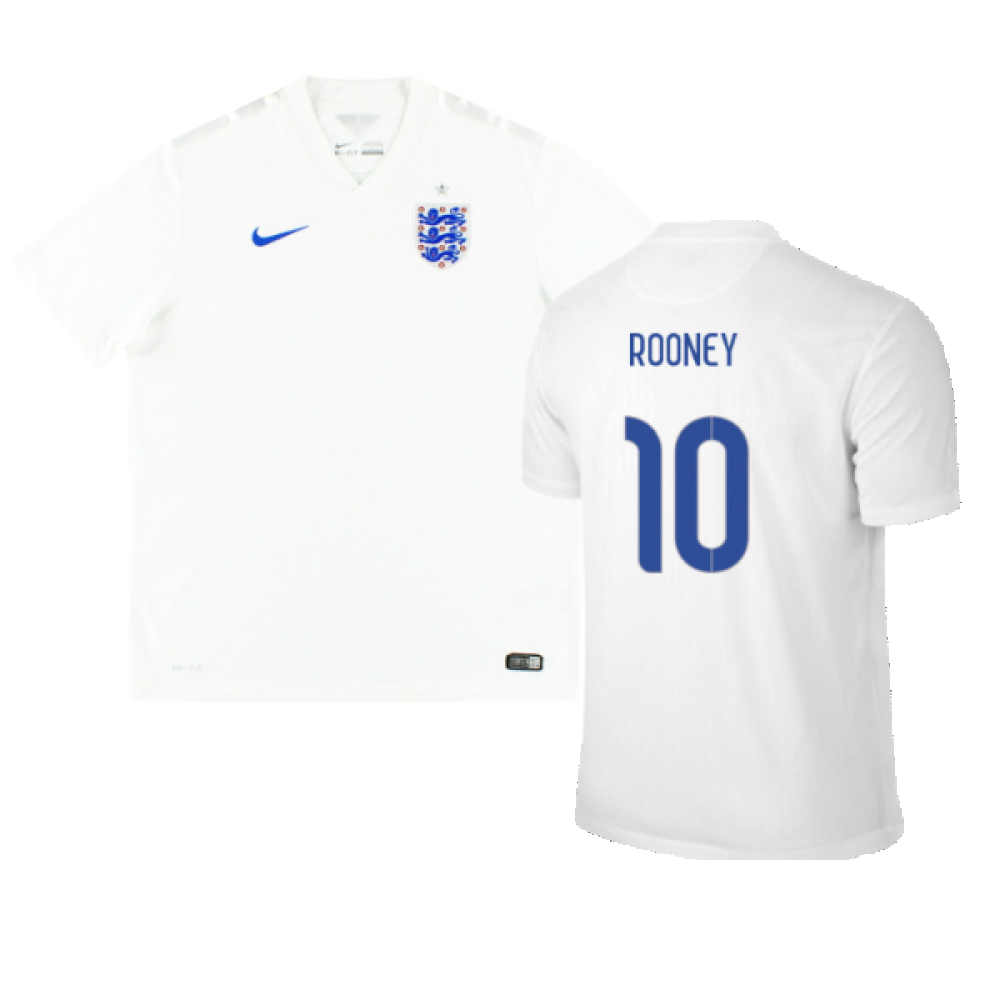 England 2014-16 Home Shirt (XL) (Good) (ROONEY 10)_0