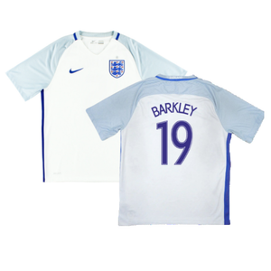 England 2016-18 Home Shirt (XL) (Good) (Barkley 19)_0