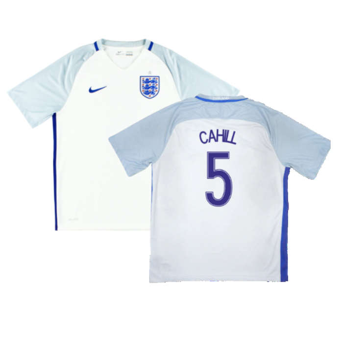 England 2016-17 Home Shirt (M) (Very Good) (Cahill 5)