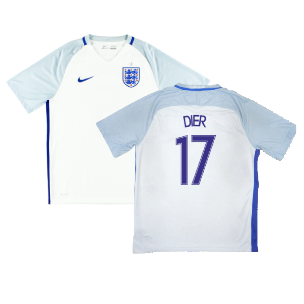 England 2016-17 Home Shirt (XL) (Excellent) (Dier 17)_0