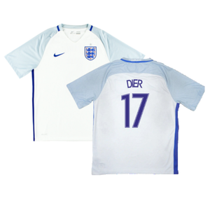 England 2016-17 Home Shirt (L) (Dier 17) (Very Good)_0