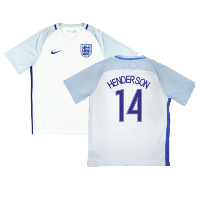 England 2016-17 Home Shirt (M) (Excellent) (Henderson 14)