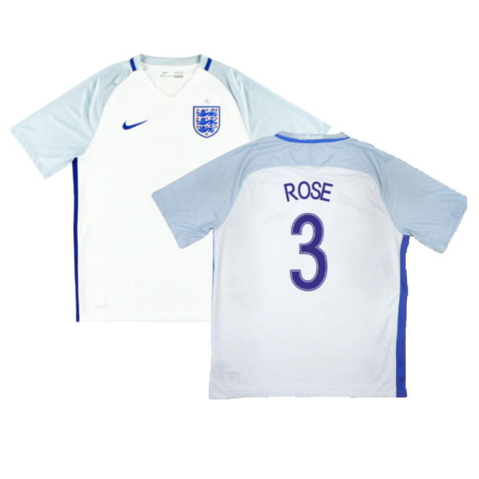 England 2016-17 Home Shirt (L) (Rose 3) (Very Good)