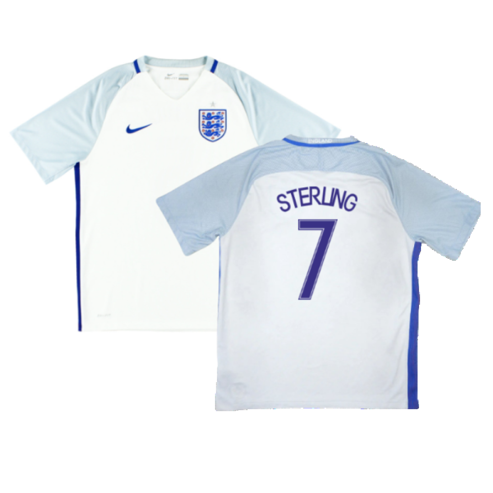 England 2016-17 Home Shirt (S) (Good) (Sterling 7)_0