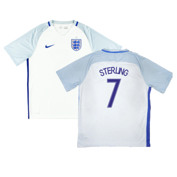 England 2016-17 Home Shirt (Very Good) (Sterling 7)