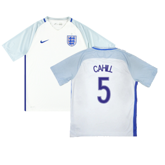 England 2016-18 Home (L) Barkley #19 (Excellent) (Cahill 5)