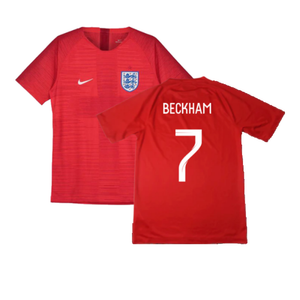 England 2018-19 Away Shirt (XXL) (Excellent) (Beckham 7)_0