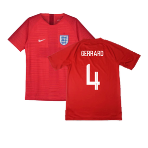 England 2018-19 Away Shirt (XL BOYS) (Excellent) (Gerrard 4)_0