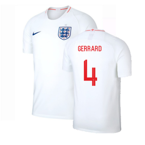 England 2018-19 Home Shirt (Infant M) (Excellent) (Gerrard 4)_0