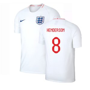 England 2018-19 Home Shirt (Infant M) (Excellent) (Henderson 8)_0