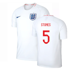 England 2018-19 Home Shirt (S) (Very Good) (Stones 5)_0