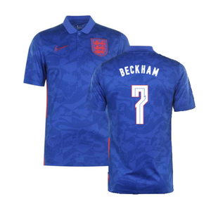 England 2020-21 Away Shirt (Small Boys) (Excellent) (Beckham 7)_0