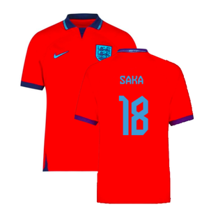 England 2022-2023 Away Shirt (XLB) (SAKA 18) (Excellent)_0