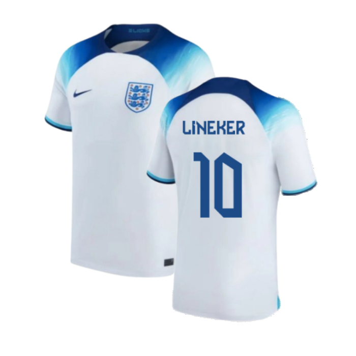 England 2022-2023 Home Shirt (Kids) (MB) (Excellent) (Lineker 10)