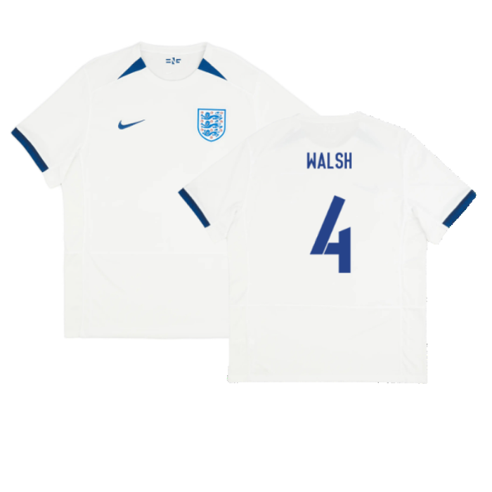 England 2023-24 Womens World Cup Home Shirt (S) (WALSH 4) (Excellent)