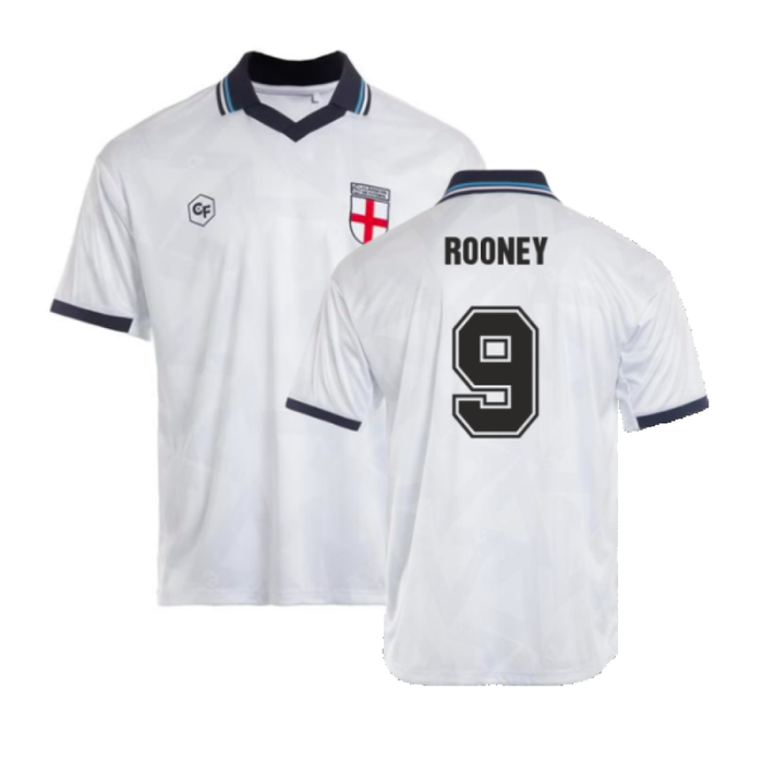 England Clasico de Futebol Retro Home Shirt (11-12y) (BNWT) (ROONEY 9)