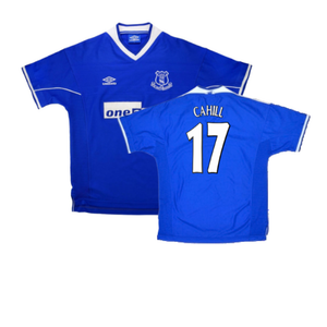 Everton 1999-00 Home Shirt (XL) (Excellent) (CAHILL 17)_0