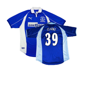 Everton 2000-01 Home Shirt (S) (Excellent) (Clarke 39)_0