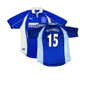 Everton 2000-01 Home Shirt (S) (Excellent) (Naysmith 15)_0