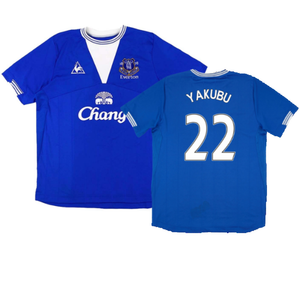 Everton 2009-10 Home Shirt (M) (Excellent) (Yakubu 22)_0