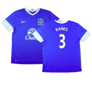 Everton 2012-13 Home Shirt (S) (Mint) (BAINES 3)_0