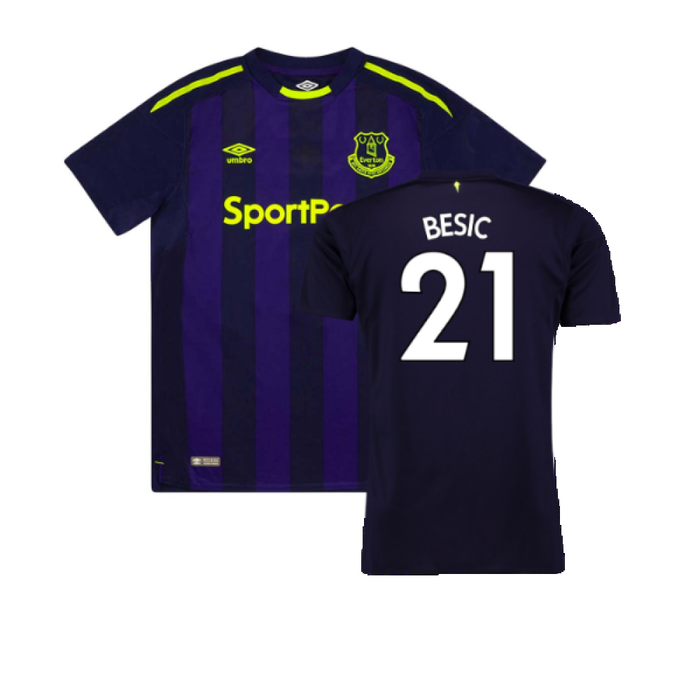 Everton 2017-18 Third (L) (Excellent) (Besic 21)