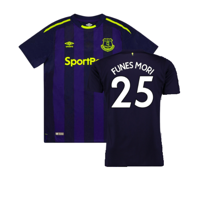 Everton 2017-18 Third (L) (Excellent) (Funes Mori 25)