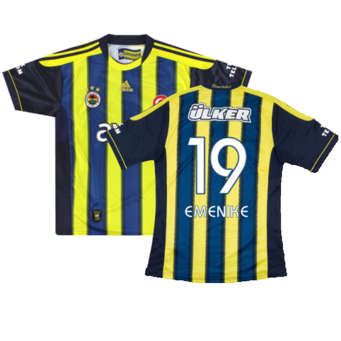 Fenerbahce 2011-12 Home Shirt (M) (Very Good) (Emenike 19)