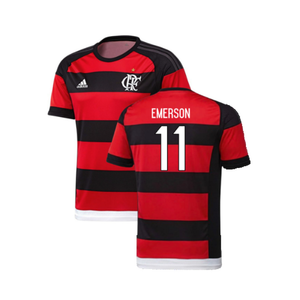 Flamengo 2015-16 Home Shirt (M) (Very Good) (Emerson 11)_0