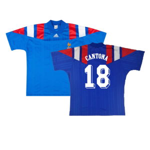 France 1992-94 Home Shirt (S) (Excellent) (Cantona 18)_0