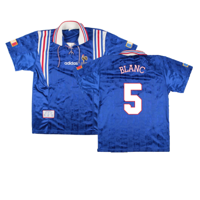 France 1996-98 Home Shirt (M) (Excellent) (BLANC 5)